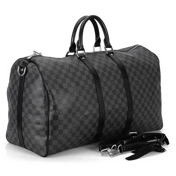 BOLSA DE VIAGEM LOUIS VUITTON KEEPALL BLACK DAMIER