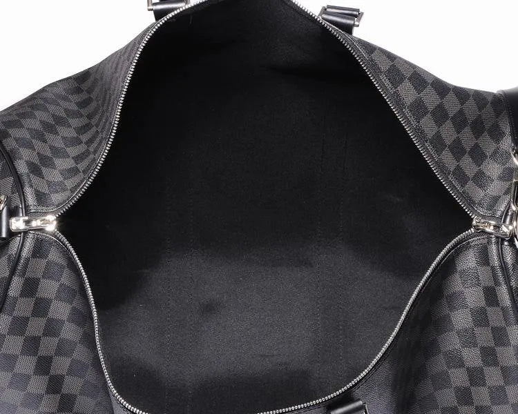 BOLSA DE VIAGEM LOUIS VUITTON KEEPALL BLACK DAMIER