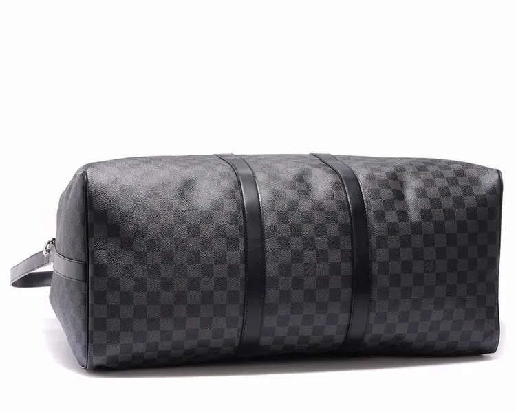 BOLSA DE VIAGEM LOUIS VUITTON KEEPALL BLACK DAMIER
