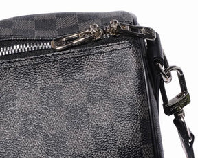BOLSA DE VIAGEM LOUIS VUITTON KEEPALL BLACK DAMIER