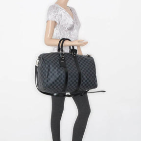 BOLSA DE VIAGEM LOUIS VUITTON KEEPALL BLACK DAMIER