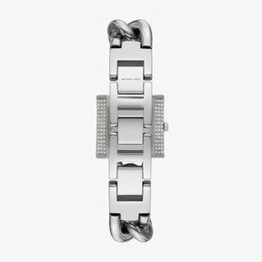 Relógio Michael Kors Feminino Em Aço Prateado E Cristais MK4718/1KN