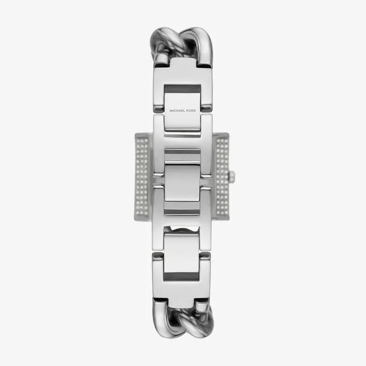 Relógio Michael Kors Feminino Em Aço Prateado E Cristais MK4718/1KN