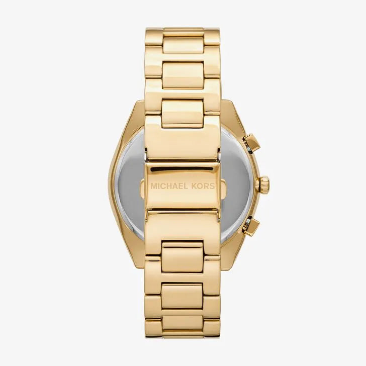 Relógio Michael Kors Feminino Em Aço Dourado E Brilhos