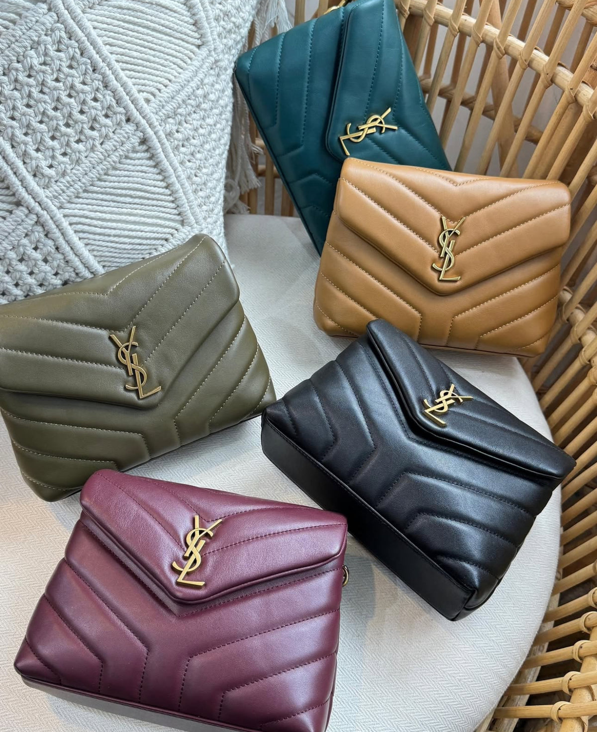 Bolsa Saint Laurent Loulou Puffer