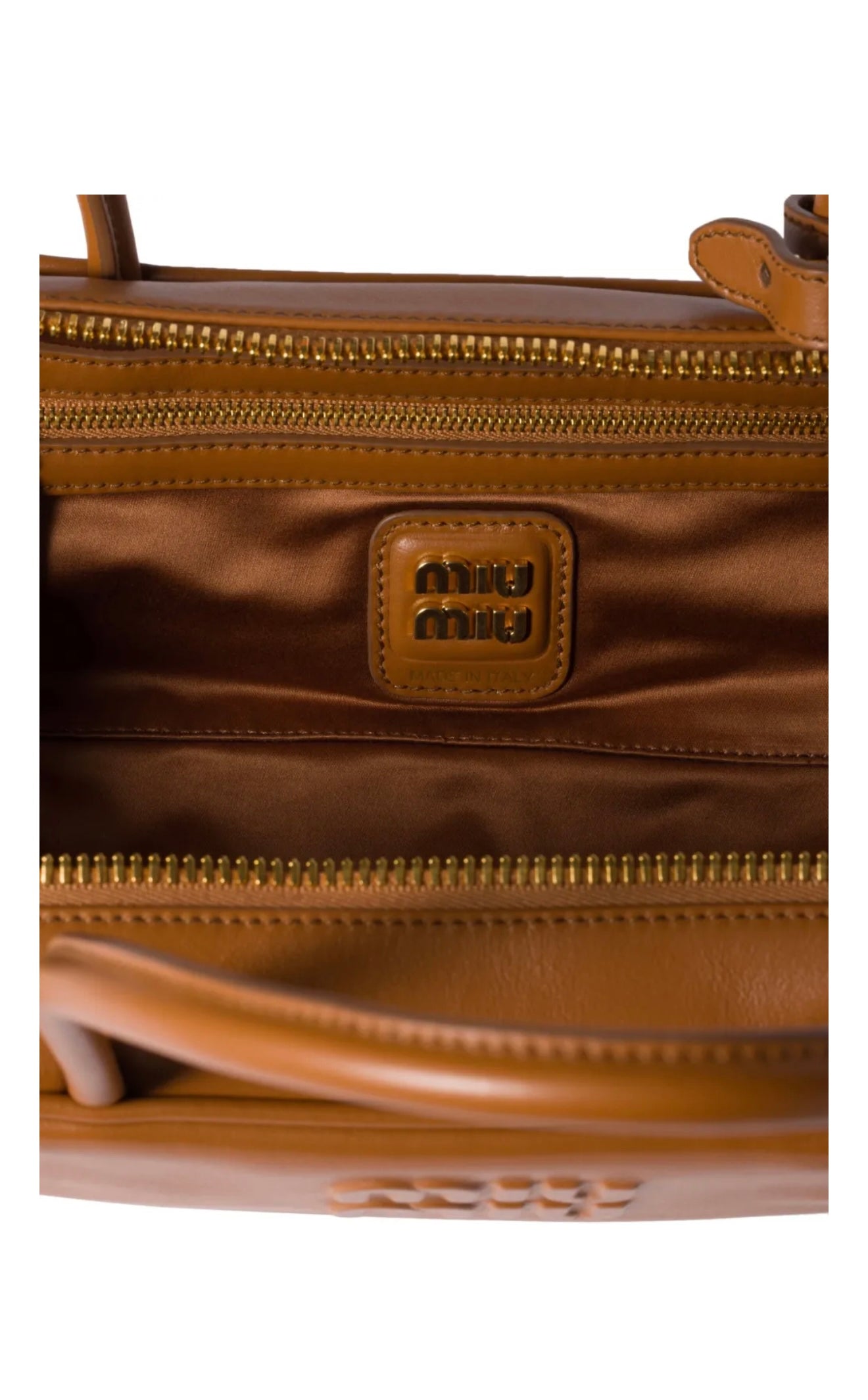 Bolsa Miu Miu Beau Couro