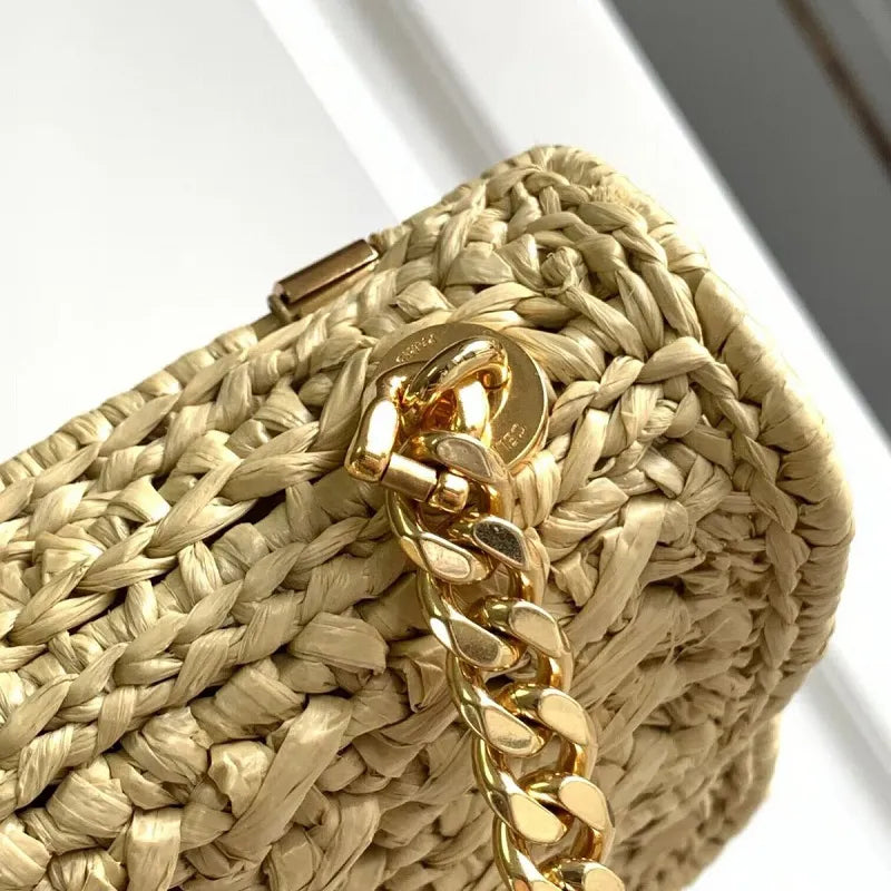 BOLSA CELINE CLAUDE RAFFIA
