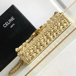 BOLSA CELINE CLAUDE RAFFIA