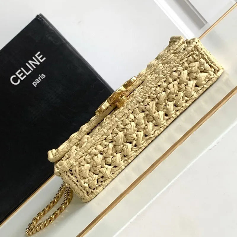 BOLSA CELINE CLAUDE RAFFIA