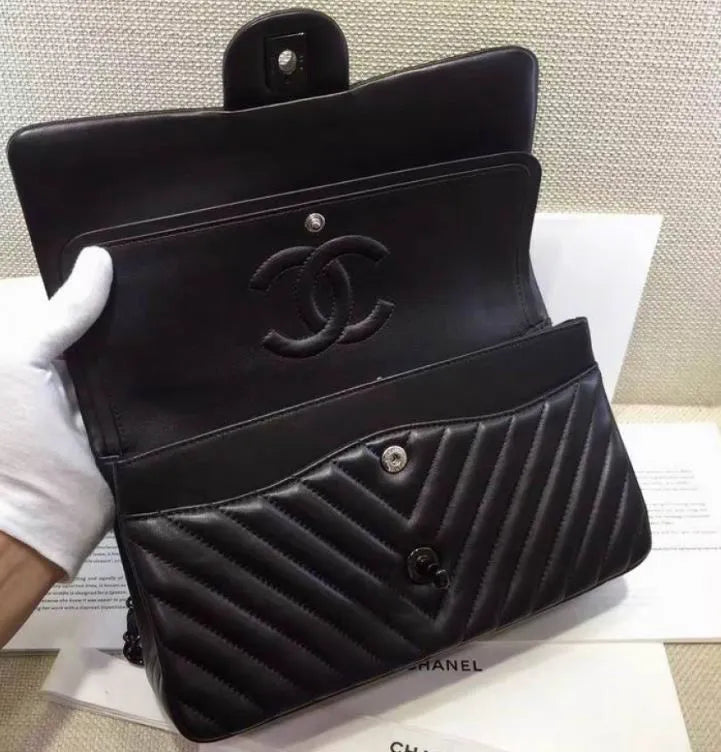 BOLSA CC 2.55 CHEVRON ALL BLACK