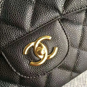 BOLSA CC 2.55 MAXI JUMBO COURO CAVIAR