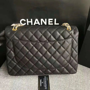 BOLSA CC 2.55 MAXI JUMBO COURO CAVIAR