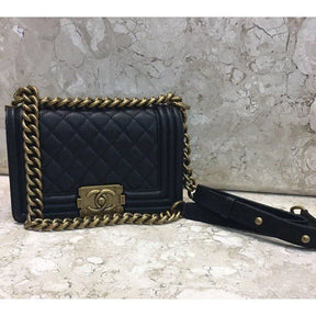 BOLSA CC LE BOY MATELASSE COURO CAVIAR