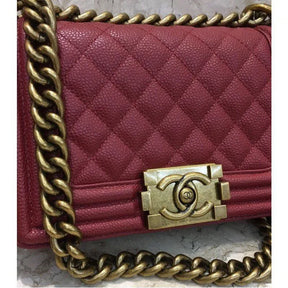 BOLSA CC LE BOY MATELASSE COURO CAVIAR