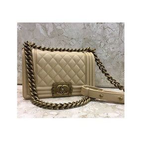 BOLSA CC LE BOY MATELASSE COURO CAVIAR