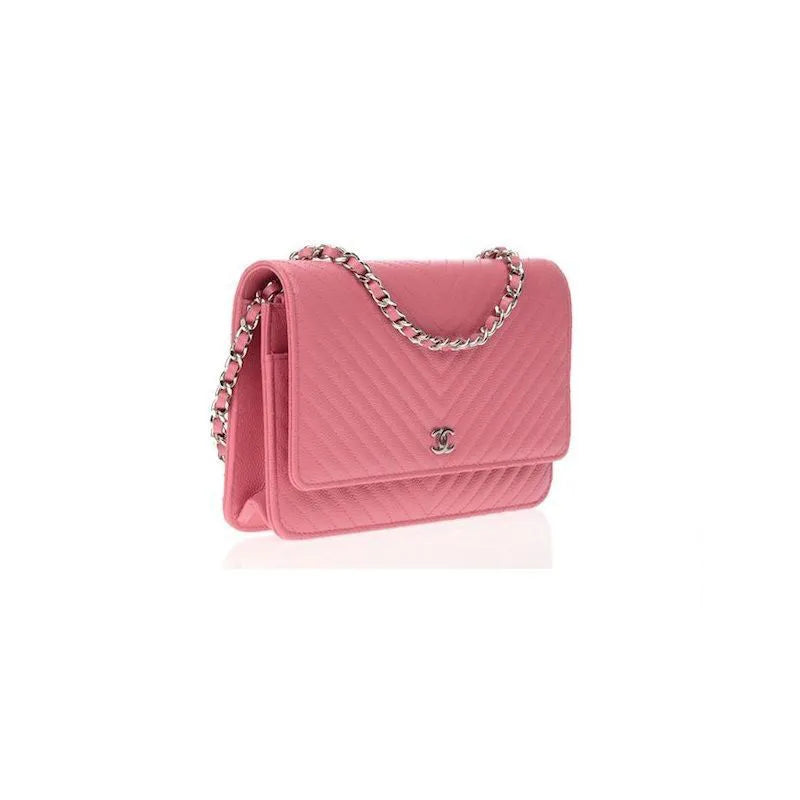 BOLSA CC WOC CHEVRON CAVIAR