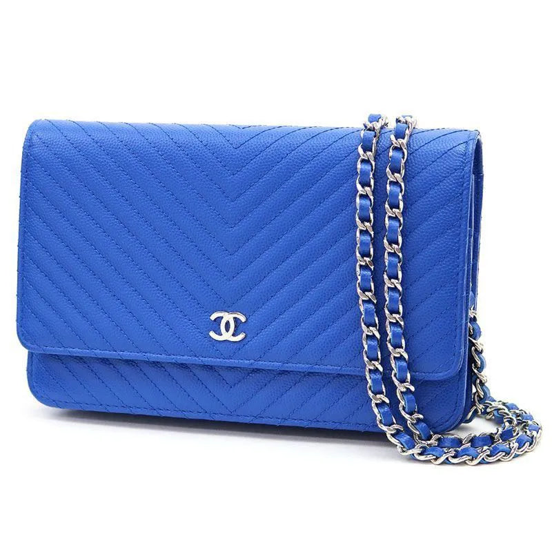BOLSA CC WOC CHEVRON CAVIAR