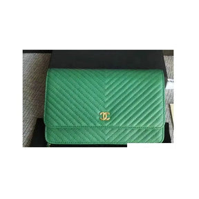 BOLSA CC WOC CHEVRON CAVIAR