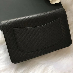 BOLSA CC WOC CHEVRON CAVIAR