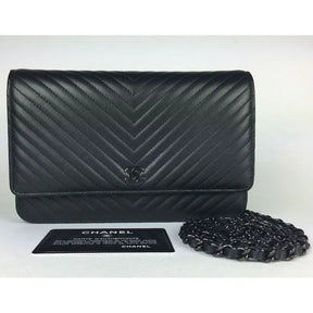 BOLSA CC WOC CHEVRON ALL BLACK