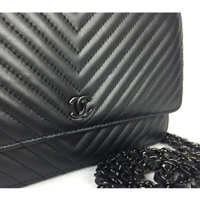 BOLSA CC WOC CHEVRON ALL BLACK