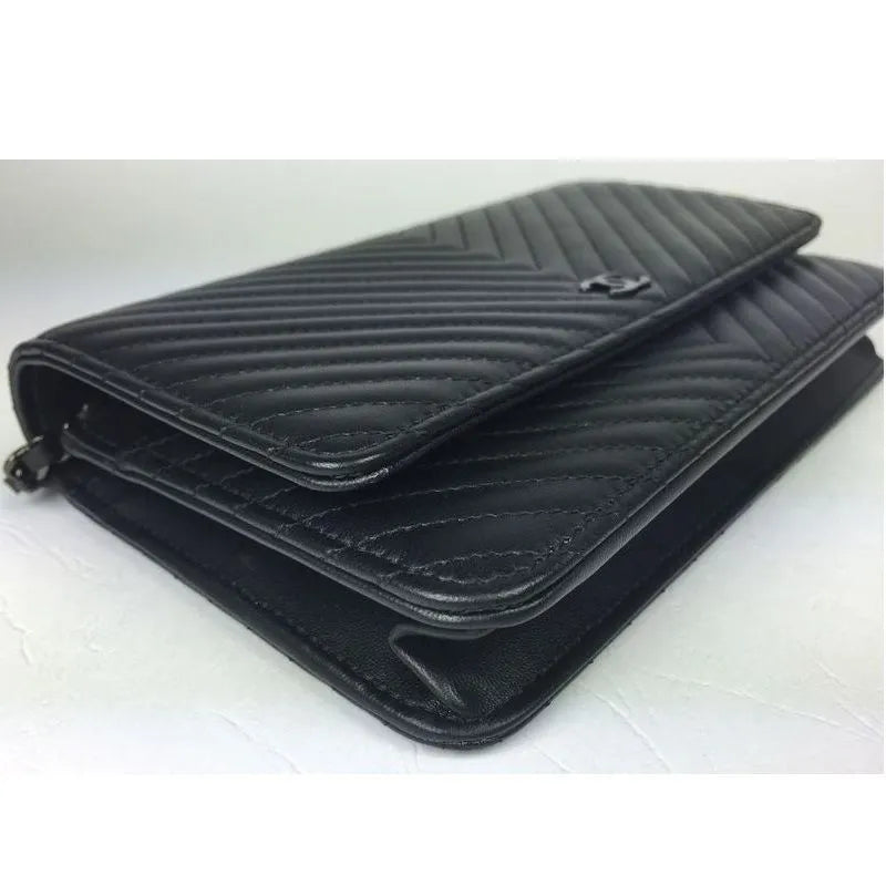 BOLSA CC WOC CHEVRON ALL BLACK