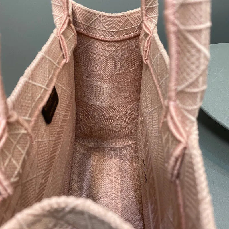 BOLSA DIOR BOOK TOTE CANNAGE EMBROIDERY