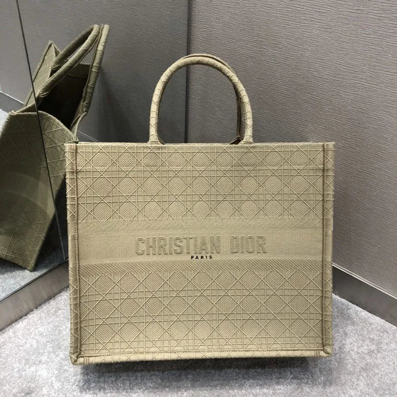 BOLSA DIOR BOOK TOTE CANNAGE EMBROIDERY