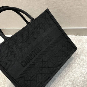 BOLSA DIOR BOOK TOTE CANNAGE EMBROIDERY