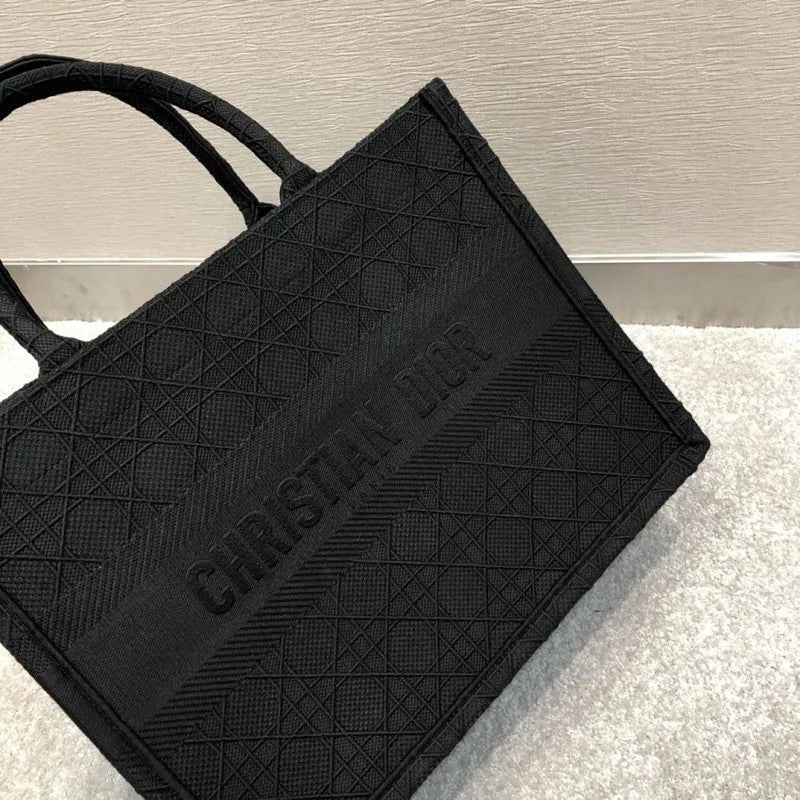 BOLSA DIOR BOOK TOTE CANNAGE EMBROIDERY