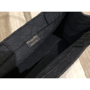 BOLSA DIOR BOOK TOTE CANNAGE EMBROIDERY