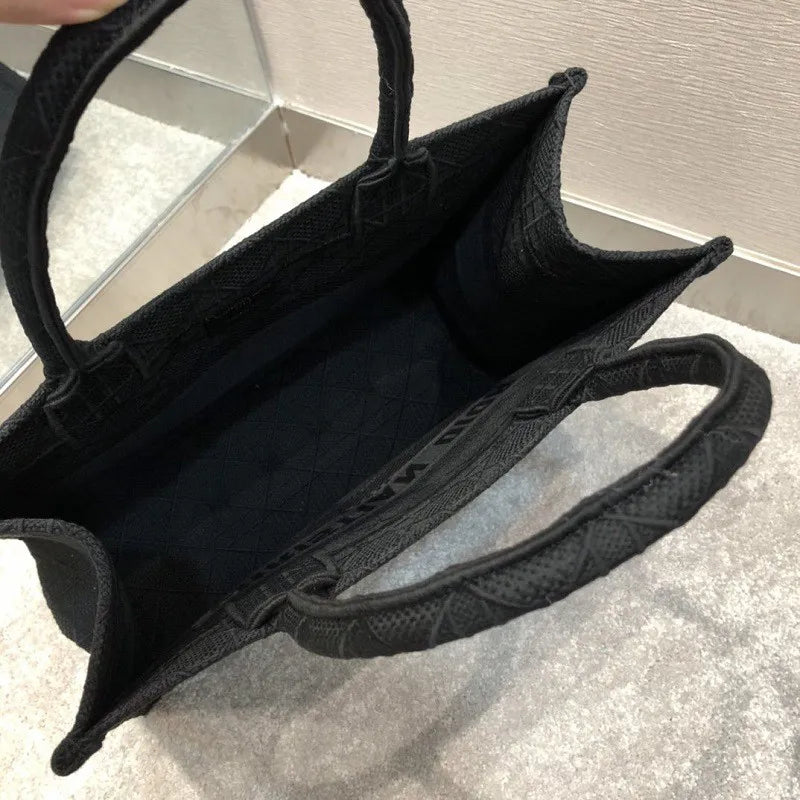 BOLSA DIOR BOOK TOTE CANNAGE EMBROIDERY