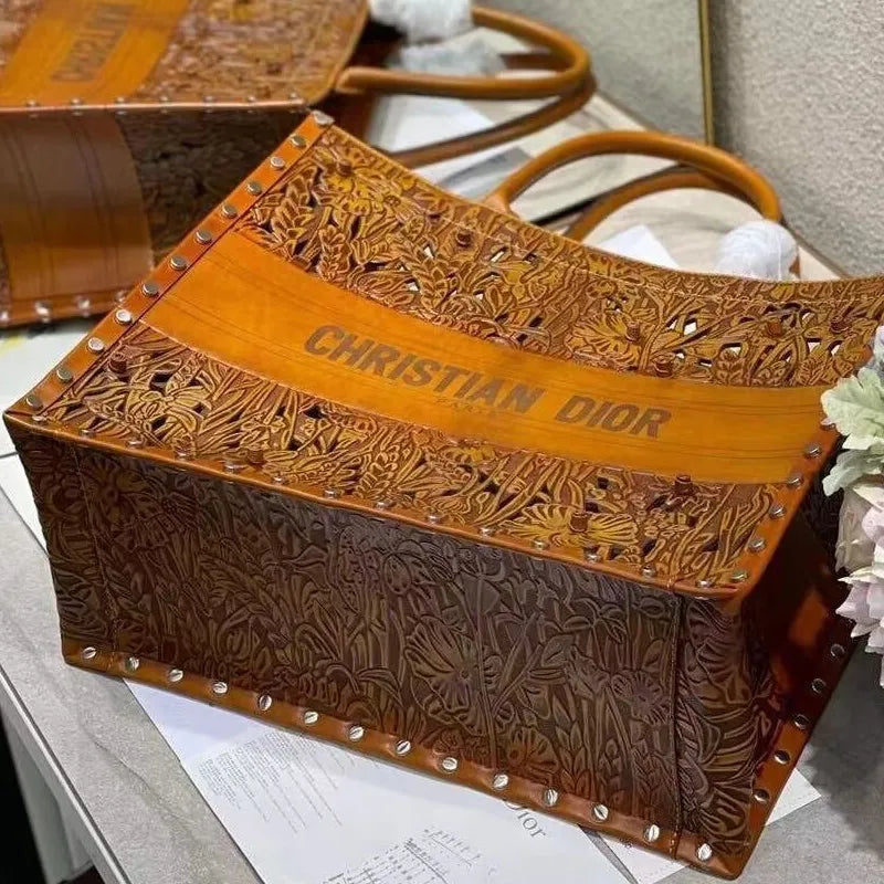 BOLSA DIOR BOOK TOTE EMBROIDERED
