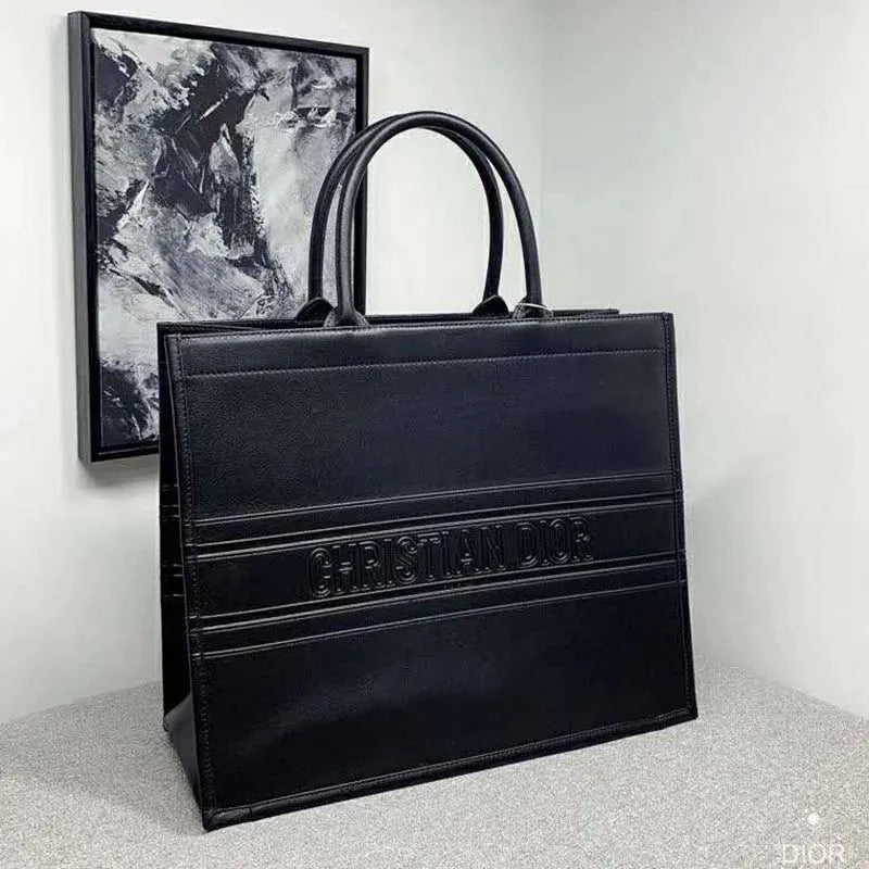 BOLSA DIOR BOOK TOTE COURO