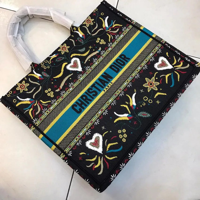 BOLSA DIOR BOOK TOTE EMBROIDERED