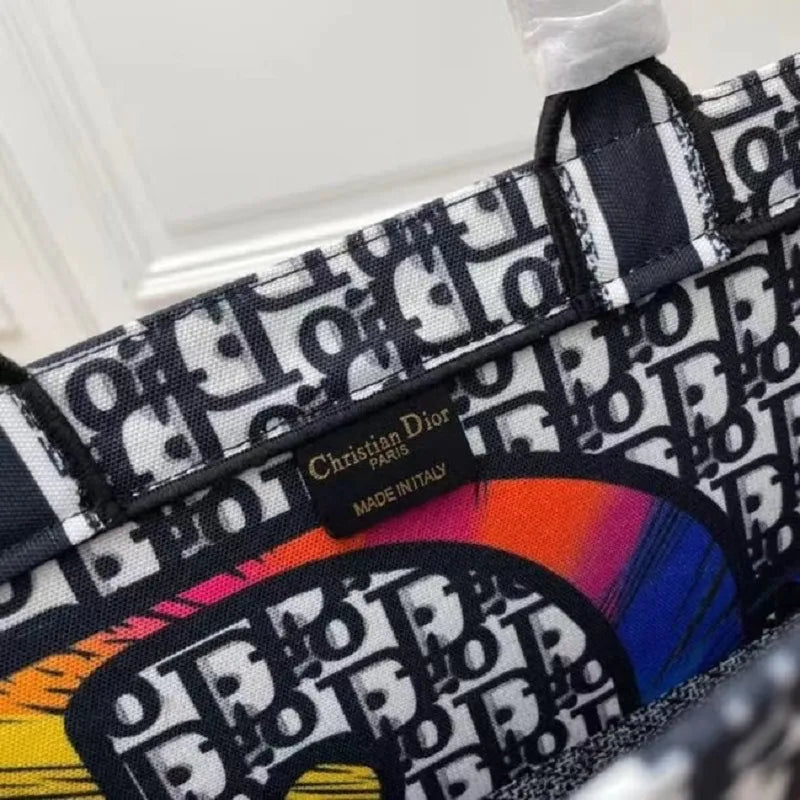 BOLSA DIOR BOOK TOTE EMBROIDERED