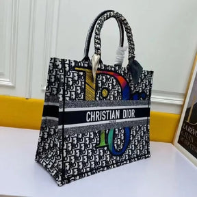 BOLSA DIOR BOOK TOTE EMBROIDERED