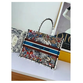 BOLSA DIOR BOOK TOTE EMBROIDERED