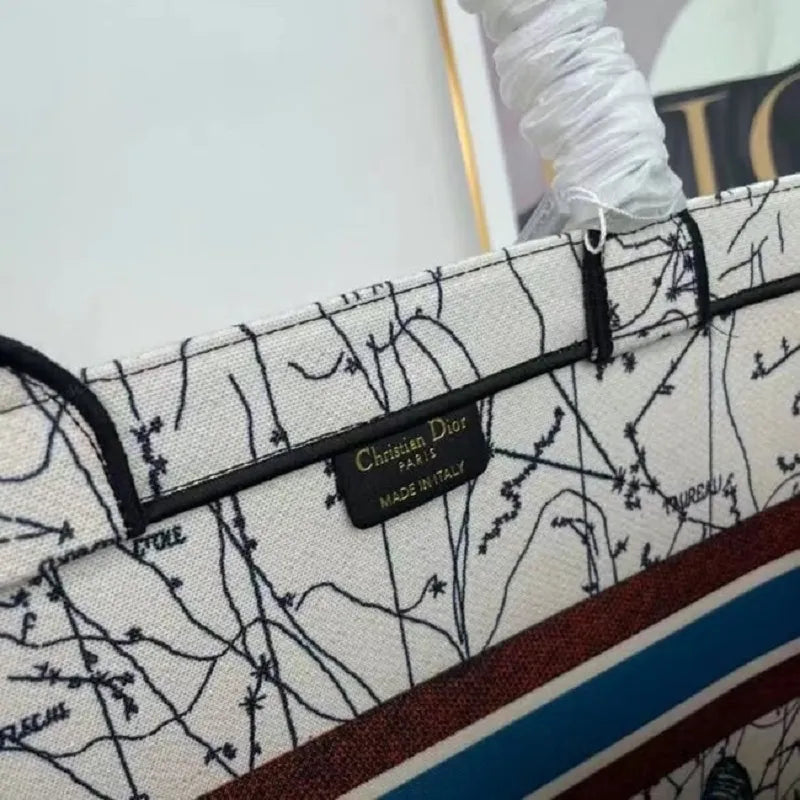 BOLSA DIOR BOOK TOTE EMBROIDERED