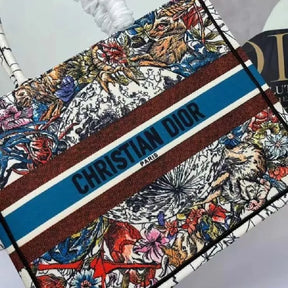 BOLSA DIOR BOOK TOTE EMBROIDERED
