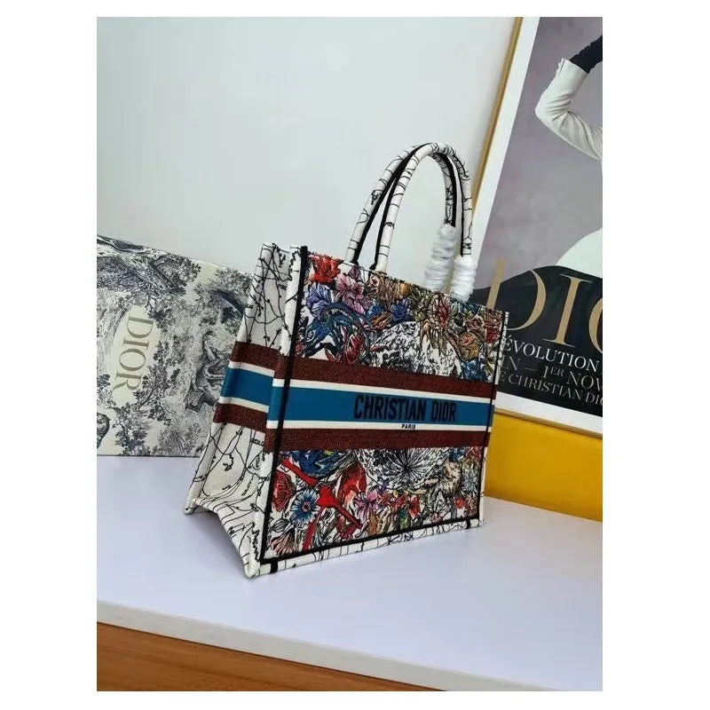 BOLSA DIOR BOOK TOTE EMBROIDERED