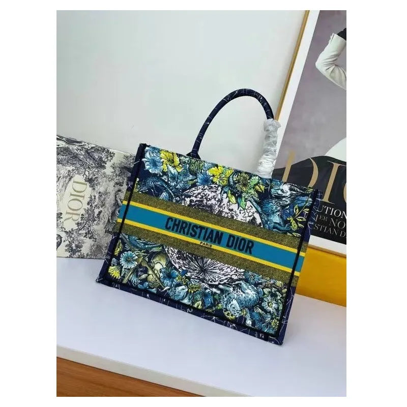 BOLSA DIOR BOOK TOTE EMBROIDERED