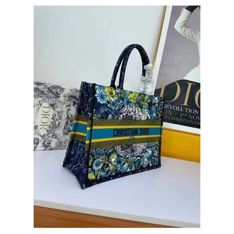 BOLSA DIOR BOOK TOTE EMBROIDERED