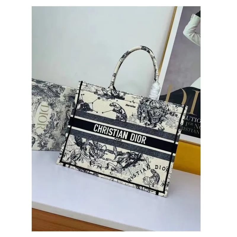 BOLSA DIOR BOOK TOTE EMBROIDERED
