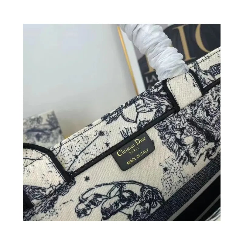 BOLSA DIOR BOOK TOTE EMBROIDERED