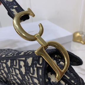 BOLSA DIOR SADDLE DENIM CANVAS BAG C0158