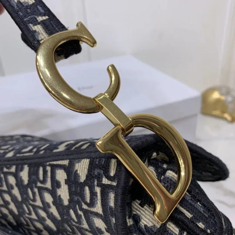 BOLSA DIOR SADDLE DENIM CANVAS BAG C0158