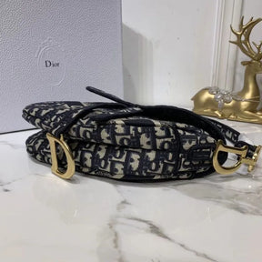 BOLSA DIOR SADDLE DENIM CANVAS BAG C0158