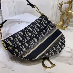 BOLSA DIOR SADDLE DENIM CANVAS BAG C0158