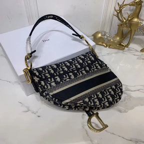 BOLSA DIOR SADDLE DENIM CANVAS BAG C0158